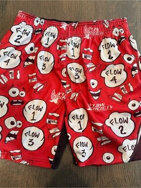 Flow Society Lacrosse  Youth Medium Shorts with Playful Print